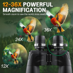 Ống nhòm hai mắt phóng đại lớn Terino BZ-1050HD new (lăng kính BAK4, HD, độ phóng đại lớn zoom 12x-36x, thấu kính FMC, màu đen) - Hàng chính hãng 1