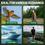 Ống nhòm hai mắt phóng đại lớn Terino BZ-1050HD new (lăng kính BAK4, HD, độ phóng đại lớn zoom 12x-36x, thấu kính FMC, màu đen) - Hàng chính hãng 5