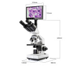 Kính hiển vi hai mắt cao cấp soi tinh trùng, vi khuẩn, tế bào Terino XS22-LCD (phóng đại 40x-2000x,  màn hình HD 9 inch) - Hàng chính hãng 4