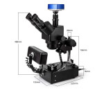 Kính hiển vi soi, kiểm tra đá quý chuyên dụng Terino GEM-22 Pro (Tích hợp camera 4K, soi đá quý và kim cương) - Hàng chính hãng 3