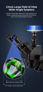 Kính hiển vi soi, kiểm tra đá quý chuyên dụng Terino GEM-22 Pro (Tích hợp camera 4K, soi đá quý và kim cương) - Hàng chính hãng 7