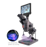 Kính hiển vi 3 mắt công nghiệp Terino SMD-11HT kèm màn hình LCD 7 Inch (Cổng ra USB/HDMI, Phóng đại 7x-45X, UV / Led) 5