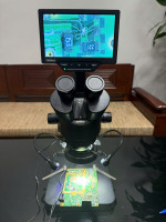 Kính hiển vi 3 mắt công nghiệp Terino SMD-11HT kèm màn hình LCD 7 Inch (Cổng ra USB/HDMI, Phóng đại 7x-45X, UV / Led) 1