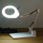 Kính lúp để bàn có đèn TERINO DE-78W/5X (phóng đại 5X, Led, màu trắng) - Hàng chính hãng 10