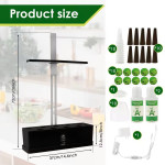 Đèn trồng cây thủy canh tự động Terino DA-02 (tích hợp đèn LED toàn dải phổ ánh sáng – ứng dụng trồng rau sạch, cây cảnh, hoa trong nhà) - Hàng chính hãng 2