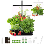 Đèn trồng cây thủy canh tự động Terino DA-02 (tích hợp đèn LED toàn dải phổ ánh sáng – ứng dụng trồng rau sạch, cây cảnh, hoa trong nhà) - Hàng chính hãng 5