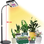 Đèn LED trồng cây Terino DM-03 (Toàn dải phổ, Kiểu chân đế tròn, có hẹn giờ tự động, dạng đứng cao từ (38cm - 66cm), thu ngắn linh hoạt) - Hàng chính hãng 1