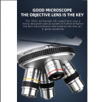 Kính hiển vi cao cấp 3 mắt soi tinh trùng, tế bào, vi khuẩn Terino XW-005T (40X-2500X) - Hàng chính hãng 3