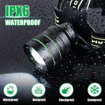 Đèn pin sạc choàng đầu siêu sáng TERINO K75A (60W LED, Zoom, chống nước) - Hàng chính hãng 2