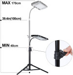 Đèn LED trồng cây Terino DM-03 (Toàn dải phổ, Kiểu giá 3 chân, dạng đứng, cao từ (40cm - 170cm), thu ngắn linh hoạt) - Hàng chính hãng 1