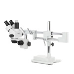 Kính hiển vi soi nổi 3 mắt AmScope SM-4  (phóng đại 7X–45X, kèm đèn vòng halogen 150W và giá đỡ tay đôi dạng boom) (Hãng AmScope - Mỹ) 4