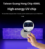 Đèn tia UV cao cấp công suất lớn dùng cho công nghiệp Terino H200W-UV Pro (395nm, 200W, có núm chỉnh cường độ sáng, sấy keo UV, mực UV)- Hàng chính hãng 5