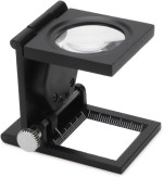 Kính lúp kiểm tra sợi vải có thước đo Terino LH-10X-LED (Phóng đại 10x, đèn Led, khung kim loại) - Hàng chính hãng 3