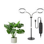 Đèn LED chống nước trồng cây trong nhà Terino DX-02 (Ánh sáng toàn dải, loại 02 vòng đèn, có hẹn giờ tự động, dạng đứng cao từ (58cm - 170cm), thu ngắn linh hoạt) – Hàng chính hãng 2