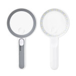 Kính lúp cầm tay đọc sách cao cấp Terino DE-18W (5x/12x, Pin sạc bên trong, màu trắng, có đèn led) - Hàng chính hãng 3