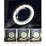 Kính lúp cầm tay đọc sách cao cấp Terino DE-18W (5x/12x, Pin sạc bên trong, màu trắng, có đèn led) - Hàng chính hãng 5